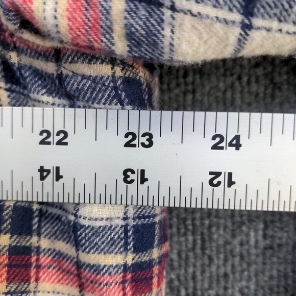 Oakwood Mountain Men's Shacket Jacket Multi Large Long Sleeve Sherpa Lined - Picture 14 of 14